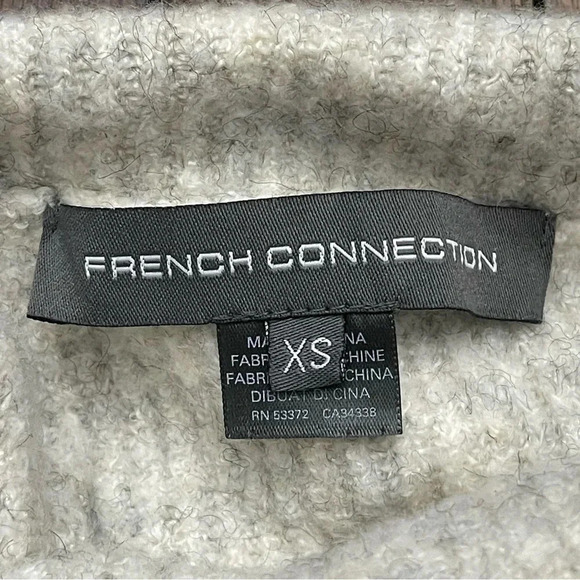 Ladies French Connection mock turtleneck sweater. Oatmeal, size extra small. - Picture 5 of 7